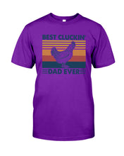 Load image into Gallery viewer, Best Cluckin' Dad Ever Retro Vintage Gift For Dad Guys Tee