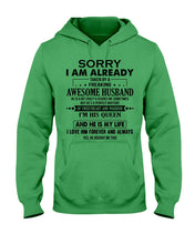Load image into Gallery viewer, A Freaking Awesome Husband Is My Life Hoodie