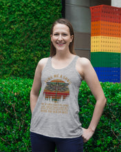 Load image into Gallery viewer, Sing Me A Song Dragonfly Retro Vintage Ladies Flowy Tank