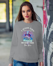 Load image into Gallery viewer, Rose Mandala Pattern I Need You Here Gift For Angel Dad Sweatshirt