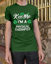 Load image into Gallery viewer, Physical Therapist Green Lip Shamrock St. Patrick's Day Color Changing Mug Guys Tee
