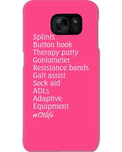 Load image into Gallery viewer, Splints Button Hook Therapy Putty Goniometer Resistance Bands Phone case