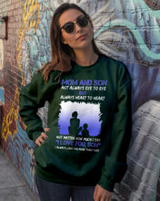 Load image into Gallery viewer, Mom And Son Always Heart To Heart Gift For Family Sweatshirt