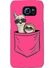 Load image into Gallery viewer, Cool Llama And Sloth In Pocket Meaningful Gift Phone case