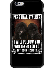 Load image into Gallery viewer, Black Pooshi Black Shipoo Personal Stalker St. Patrick's Day Printed Mug Phone case