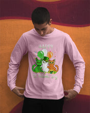 Load image into Gallery viewer, Lovely Cat And Balloons Happy St Patrick's Day Gift For Cat Lovers Unisex Long Sleeve