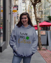 Load image into Gallery viewer, Shamrock Future Mrs Collins St Patrick's Day Hoodie