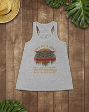 Load image into Gallery viewer, Sing Me A Song Dragonfly Retro Vintage Ladies Flowy Tank