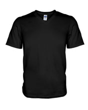 Load image into Gallery viewer, Lucky Son Who Raised By A Freaking Awesome June Mom Guys V-Neck