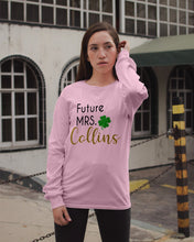 Load image into Gallery viewer, Shamrock Future Mrs Collins St Patrick's Day Unisex Long Sleeve
