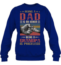 Load image into Gallery viewer, Being A Dad And Being A Grandpa Meaningful Gift For Family Sweatshirt