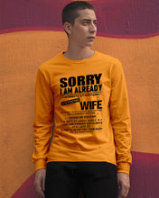 Load image into Gallery viewer, She's My Whole World Gift For Husband Unisex Long Sleeve