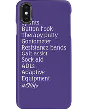 Load image into Gallery viewer, Splints Button Hook Therapy Putty Goniometer Resistance Bands Phone case