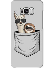 Load image into Gallery viewer, Cool Llama And Sloth In Pocket Meaningful Gift Phone case