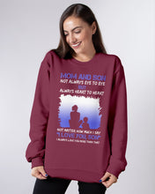 Load image into Gallery viewer, Mom And Son Always Heart To Heart Gift For Family Sweatshirt