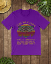 Load image into Gallery viewer, Sing Me A Song Dragonfly Retro Vintage Guys Tee