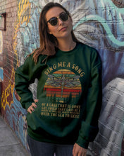 Load image into Gallery viewer, Sing Me A Song Dragonfly Retro Vintage Sweatshirt