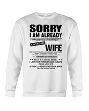 Load image into Gallery viewer, She's My Whole World Gift For Husband Sweatshirt
