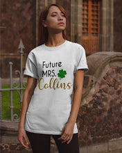 Load image into Gallery viewer, Shamrock Future Mrs Collins St Patrick's Day Guys Tee