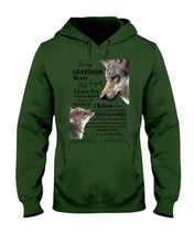 Load image into Gallery viewer, Wolf Grandma Gift For Grandson Believe In Yourself Hoodie