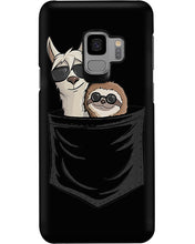 Load image into Gallery viewer, Cool Llama And Sloth In Pocket Meaningful Gift Phone case