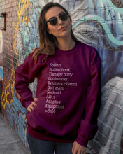 Load image into Gallery viewer, Splints Button Hook Therapy Putty Goniometer Resistance Bands Sweatshirt