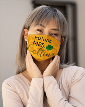 Load image into Gallery viewer, Shamrock Future Mrs Collins St Patrick's Day Cloth Face Mask