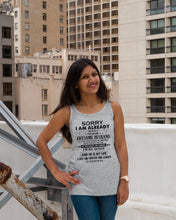 Load image into Gallery viewer, A Freaking Awesome Husband Is My Life Ladies Flowy Tank