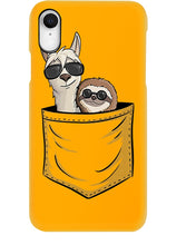 Load image into Gallery viewer, Cool Llama And Sloth In Pocket Meaningful Gift Phone case