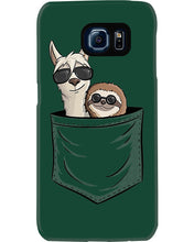 Load image into Gallery viewer, Cool Llama And Sloth In Pocket Meaningful Gift Phone case