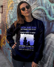 Load image into Gallery viewer, Mom And Son Always Heart To Heart Gift For Family Sweatshirt