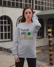 Load image into Gallery viewer, Shamrock Future Mrs Collins St Patrick's Day Unisex Long Sleeve