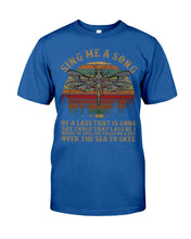 Load image into Gallery viewer, Sing Me A Song Dragonfly Retro Vintage Guys Tee