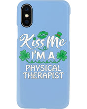 Load image into Gallery viewer, Physical Therapist Green Lip Shamrock St. Patrick's Day Color Changing Mug Phone case