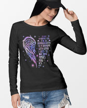 Load image into Gallery viewer, Purple Wings Gift For Angel Grandpa I Used To Be His Angel Unisex Long Sleeve