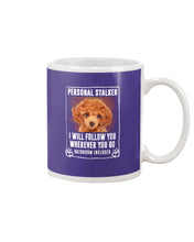 Load image into Gallery viewer, Red Toy Poodle Will Follow You St. Patrick's Day Printed Mug Mug