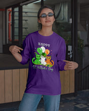 Load image into Gallery viewer, Lovely Cat And Balloons Happy St Patrick's Day Gift For Cat Lovers Unisex Long Sleeve
