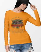 Load image into Gallery viewer, Sing Me A Song Dragonfly Retro Vintage Unisex Long Sleeve