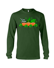 Load image into Gallery viewer, Gnome With Ginger Beard Shamrock St. Patrick's Day Printed Mug Unisex Long Sleeve