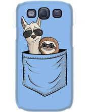 Load image into Gallery viewer, Cool Llama And Sloth In Pocket Meaningful Gift Phone case