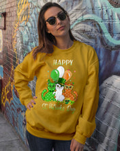 Load image into Gallery viewer, Lovely Cat And Balloons Happy St Patrick's Day Gift For Cat Lovers Sweatshirt