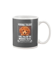 Load image into Gallery viewer, Red Toy Poodle Will Follow You St. Patrick's Day Printed Mug Mug