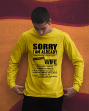 Load image into Gallery viewer, She's My Whole World Gift For Husband Unisex Long Sleeve