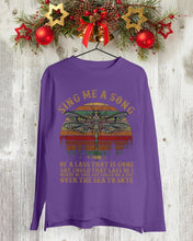 Load image into Gallery viewer, Sing Me A Song Dragonfly Retro Vintage Unisex Long Sleeve