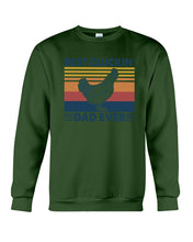 Load image into Gallery viewer, Best Cluckin' Dad Ever Retro Vintage Gift For Dad Sweatshirt