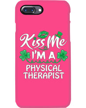 Load image into Gallery viewer, Physical Therapist Green Lip Shamrock St. Patrick's Day Color Changing Mug Phone case