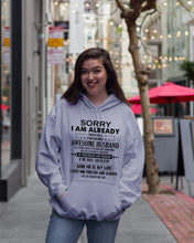 Load image into Gallery viewer, A Freaking Awesome Husband Is My Life Hoodie