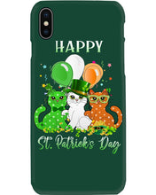 Load image into Gallery viewer, Lovely Cat And Balloons Happy St Patrick's Day Gift For Cat Lovers Phone case
