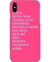 Load image into Gallery viewer, Splints Button Hook Therapy Putty Goniometer Resistance Bands Phone case