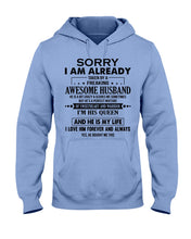Load image into Gallery viewer, A Freaking Awesome Husband Is My Life Hoodie